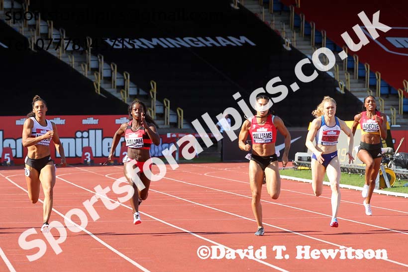 Womens 200 metres, 2019 Muller British Championships, Alexander Stadium, Birmingham. Photo: David T. Hewitson/Sports for All Pics